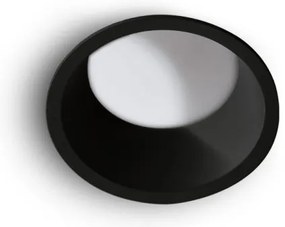 Spot LED incastrabil tavan/plafon AIDA ROUND 9W negru