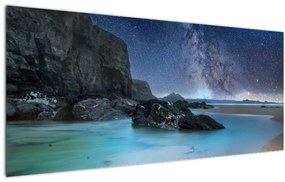 Tablou cu plaja (120x50 cm), în 40 de alte dimensiuni noi