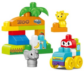 SET DE CONSTRUCTIE STEAM - ZOO DISTRACTIVA (32 PIESE) - BUFNITEL (188-651)