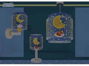 Dalber 76632 - Lustră pentru copii MOON DREAMS 1xE27/15W/230V albastru