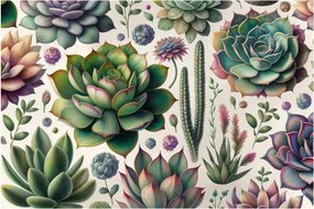 Tablou - Plante suculente (90x60 cm)