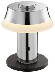 Brilliant - Lampă de masă LED tactilă, dimabilă și reîncărcabilă KINICH LED/2,5W/5V 2700K crom lucios