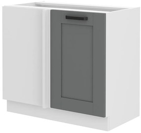 Dulap inferior de bucătărie Lucid 105 ND 1F BB (dustgrey + alb). 1045534