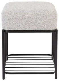 Taburet gri deschis Milou – White Label