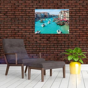 Tablou - Canalul Grande, Veneția, Italia (70x50 cm)