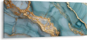 Tablou - Marmură turcoaz (120x50 cm)