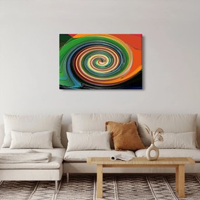 Tablou abstract - spirala colorata (90x60 cm)