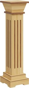 vidaXL Suport plante clasic în formă stâlp pătrat lemn 17x17x66 cm MDF