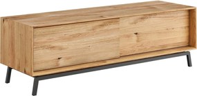 Comodă TV stejar masiv Madison, 200 × 50 × 52 cm