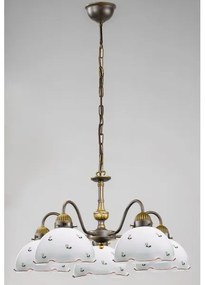 Lustră pe lanț NONNA 5xE27/75W/230V Kolarz 731.85.70