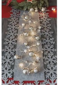 Instalație LED de Crăciun 20xLED/2xAA 2,2 m alb cald