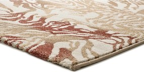 Covor bej/teracotă 133x190 cm Astra – Universal