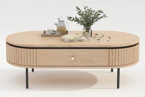 Masuta de cafea cu furnir de stejar ATELIER 120cm