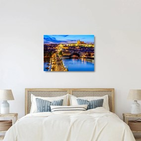 Tablou pe sticlă - Podul Carol, Praga, Republica Cehă (70x50 cm)
