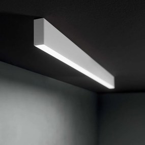 Lustra liniara cu lumina directa si indirecta STEEL WIDE White 3000K