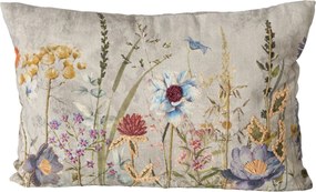 Perna decorativa BLOMSTER, model floral, 100% bumbac