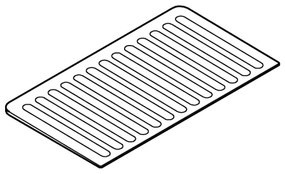 GROHE 40872K00 - Tavă de scurgere ceramică 450 x 250 mm, neagră