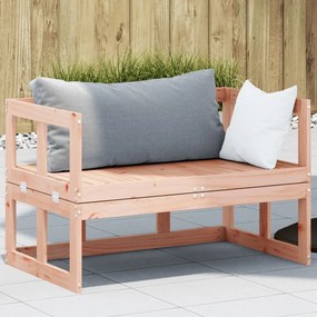 Canapea banchetă extensibilă de grădină, lemn masiv douglas