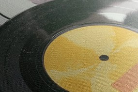 Tablou discuri vechi de gramofon