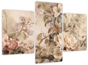 Tablou - Vintage pictura pasăre (90x60 cm)