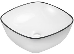 KR-650 WH/BL chiuvetă cu design ceramic