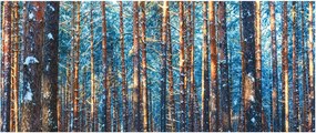 Tablou - Pădurea iarna (120x50 cm)