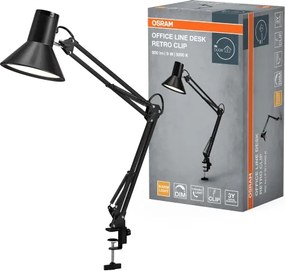 Osram - Lampă de birou LED reglabilă, cu clemă, OFFICE LINE LED/9W/230V 3000K, neagră