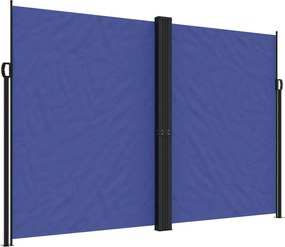 vidaXL Copertină laterală retractabilă, albastru, 220x1200 cm