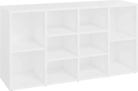 vidaXL Banchetă pantofar, alb, 103x30x55 cm, lemn prelucrat