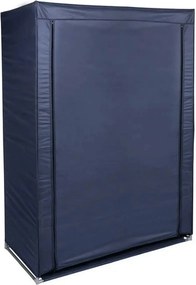 Organizator garderoba 379VLV2207, albastru inchis, material textil/met