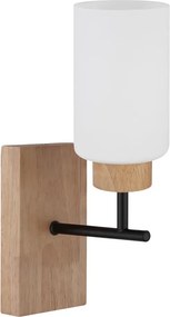 Globo 15977W - Aplica de perete ROWENA 1xE27/60W/230V bej/alb