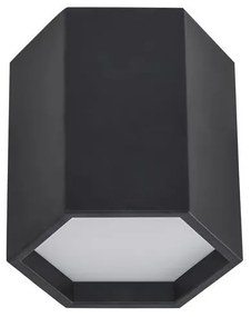 Plafoniera LED design minimal SAMBA neagra
