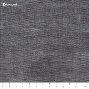 Pat matrimonial gri închis tapițat cu spațiu de depozitare și somieră 180x200 cm Jade – Bobochic Paris