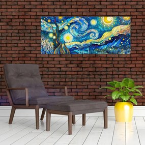 Tablou – Mozaic al nopții înstelate (120x50 cm)