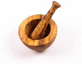 Mojar cu pistil din lemn de maslin