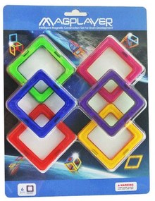 JOC DE CONSTRUCTIE MAGNETIC - 6 PIESE - MAGPLAYER (MPC-6)