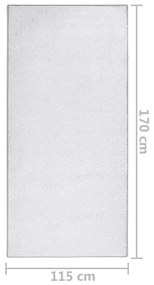 Covor moale anti-alunecare, gri deschis, 115x170 cm Gri deschis, 115 x 170 cm