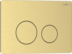 Mexen Tex 06 buton de clătire inox, auriu periat - 6106-11