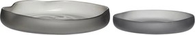 Boluri gri 2 buc. din sticlă ø 30 cm Bow – Hübsch