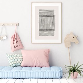 Poster - Abstracție pictată (A4)