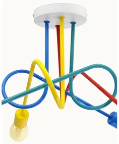 Lustr LED pentru copii OXFORD 4xE27/10W/230V montat pe tavan