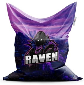 Sac de șezut Classic Fortnite RAVEN oraș steampunk - pentru copii, violet