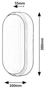 Corp de iluminat Rabalux 7408 Hort de exterior, alb