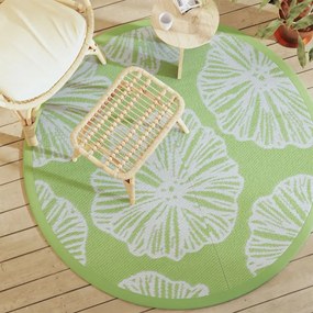 vidaXL Covor de exterior, ARAKIL verde, Ø160 cm, PP