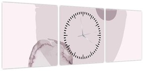 Tablou - Minimalism violet N⁰2 (cu ceas) (90x30 cm)