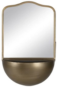 Oglindă de perete cu raft 37x40 cm – Ixia