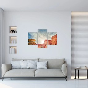 Tablou unui indicator cu inscripție (90x60 cm)