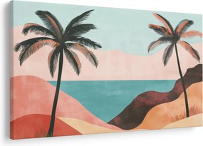 Tablou - Palmieri la mare (90x60 cm)