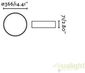 PLAFONIERA LED BAIE protectie IP44 VUK 64188