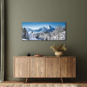 Tablou - O privire asupra peisajului de iarnă (120x50 cm)